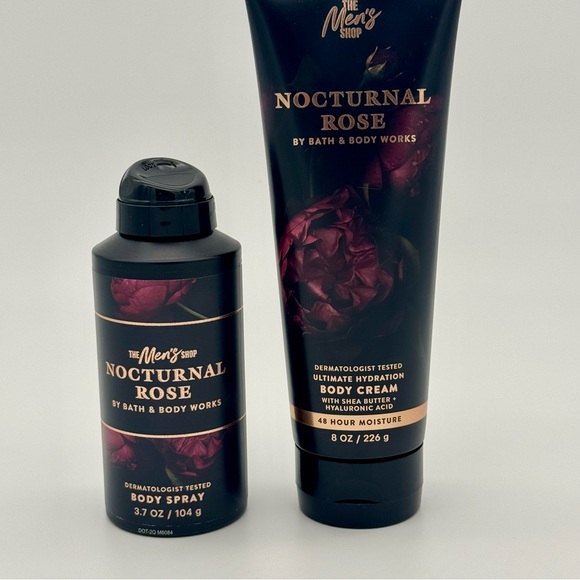 Bath & Body Works Nocturnal Rose Men’s Body Cream & Spray NWT - Picture 3 of 5